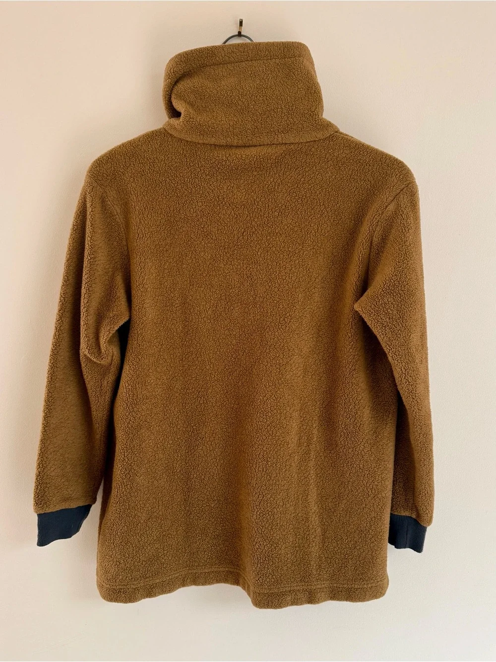 Patagonia Brown Shearling Fleece Full-Zip Fleece Jacket Size S